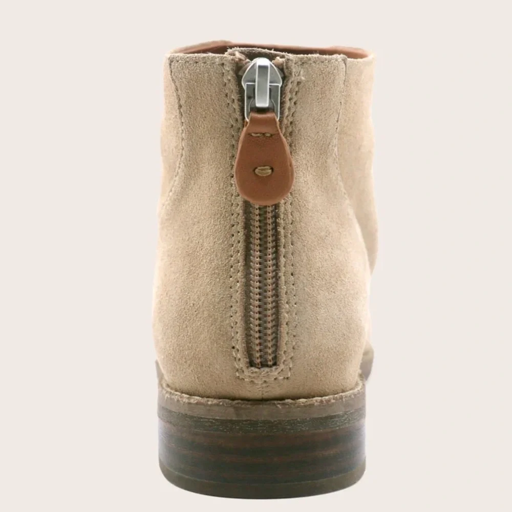 gentle souls Taupe Suede Ankle Booties - Picture 8 of 9